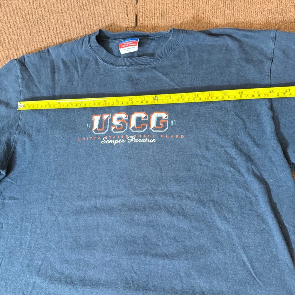 Champion USCG United States Coast Guard T-Shirt Mens XL Navy Semper Paratus Tee - Picture 6 of 9